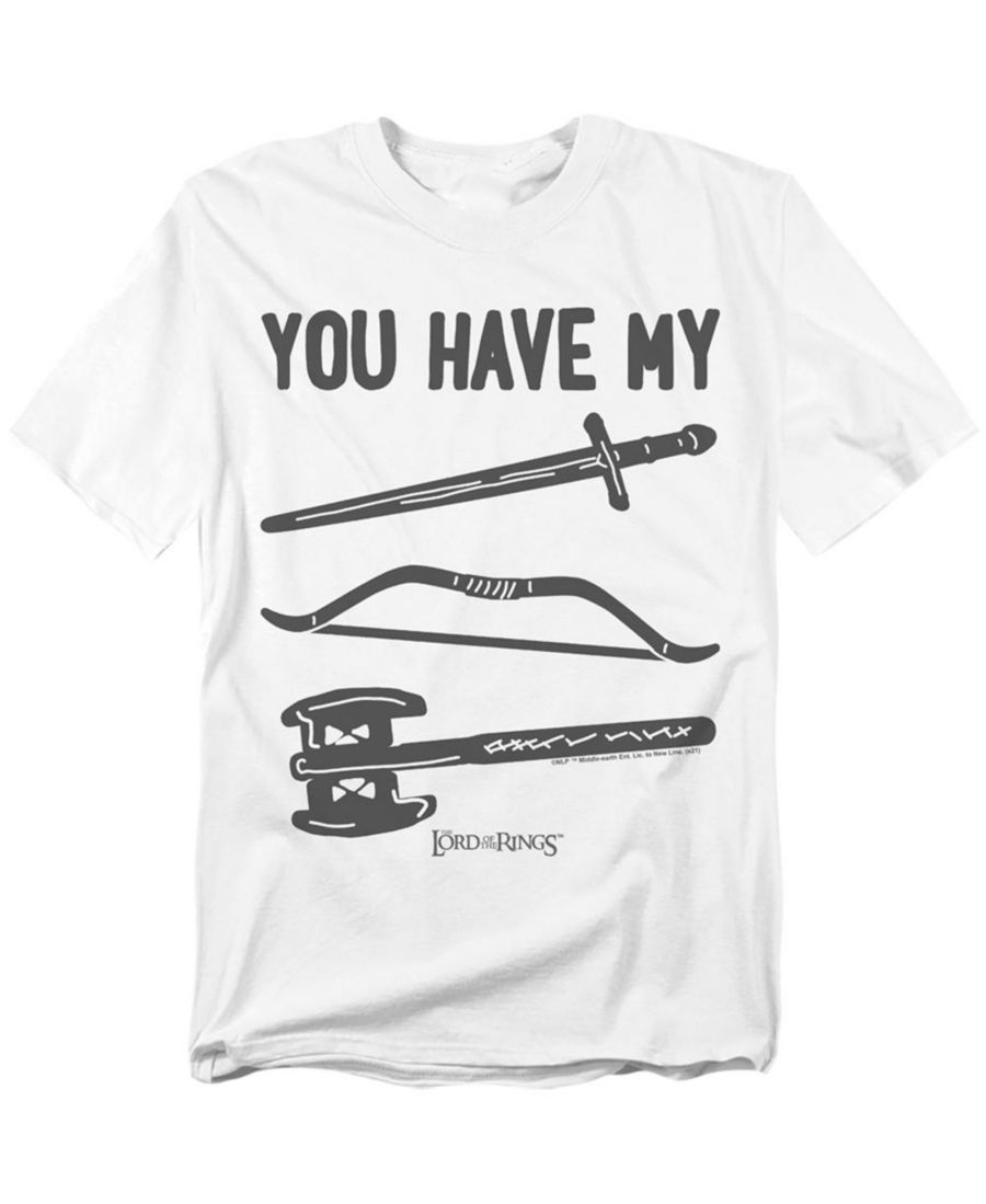 

Мужская футболка Братство Lord Of The Rings, White, Белый, Мужская футболка Братство Lord Of The Rings, White