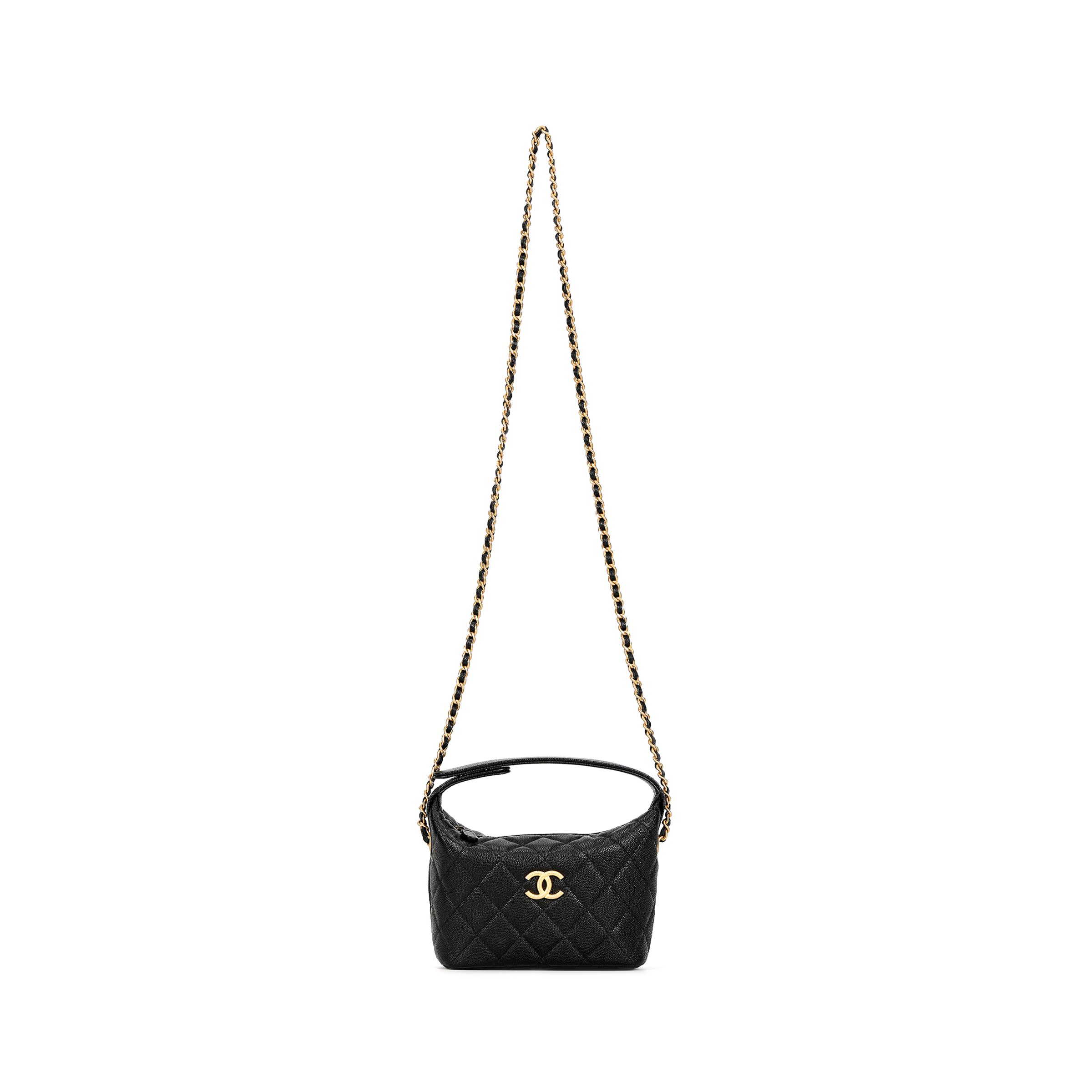 

CHANEL Женская сумка из коровьей кожи черная