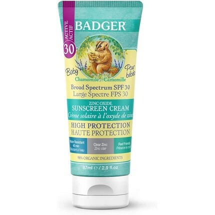 

Солнцезащитные кремы 30 Детский солнцезащитный крем 87 г Badger
