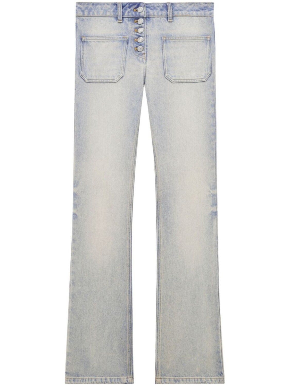 

Courrèges джинсы bootcut с заниженной талией, синий