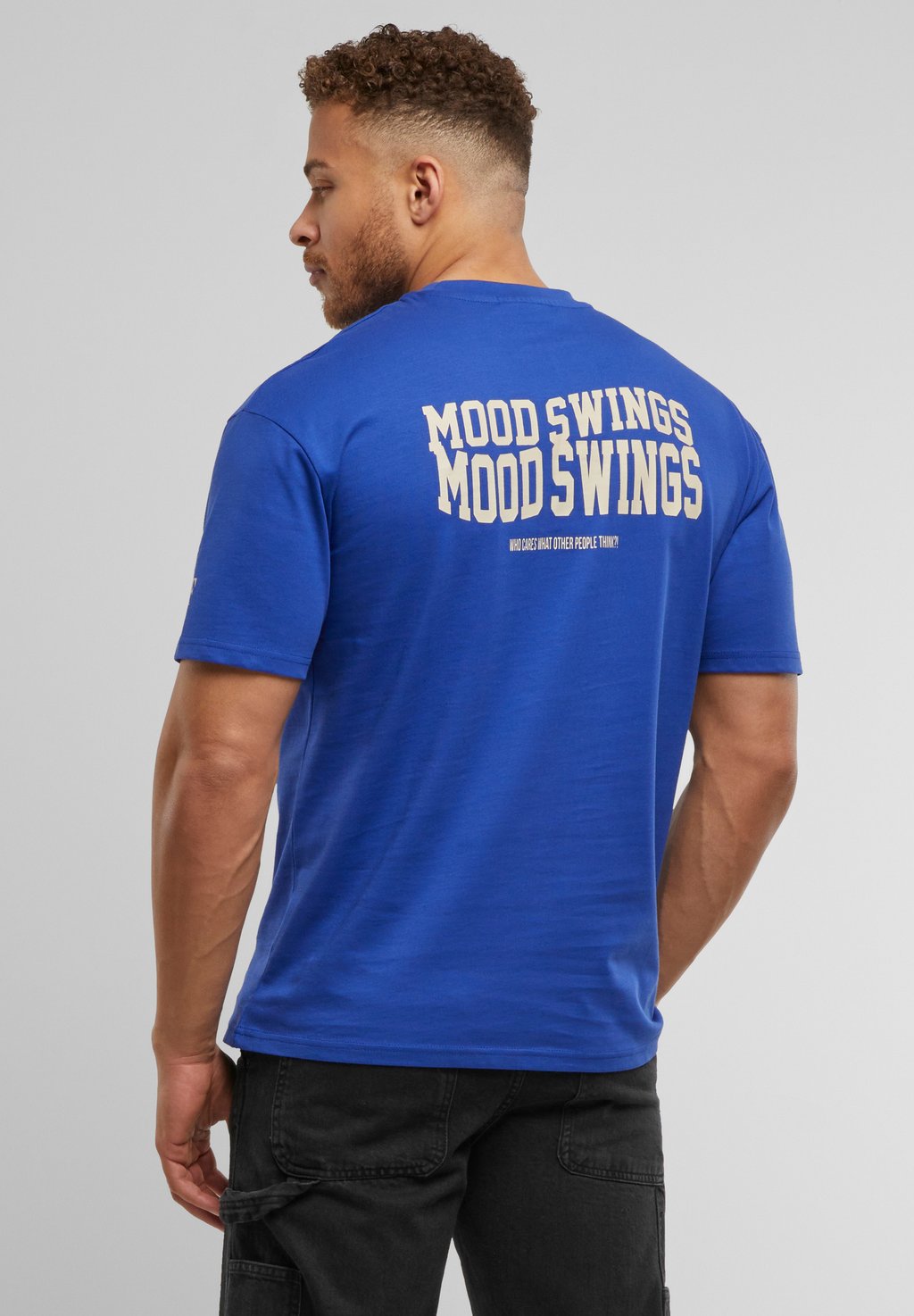 

Футболка с принтом MOOD SWINGS DEF, синий