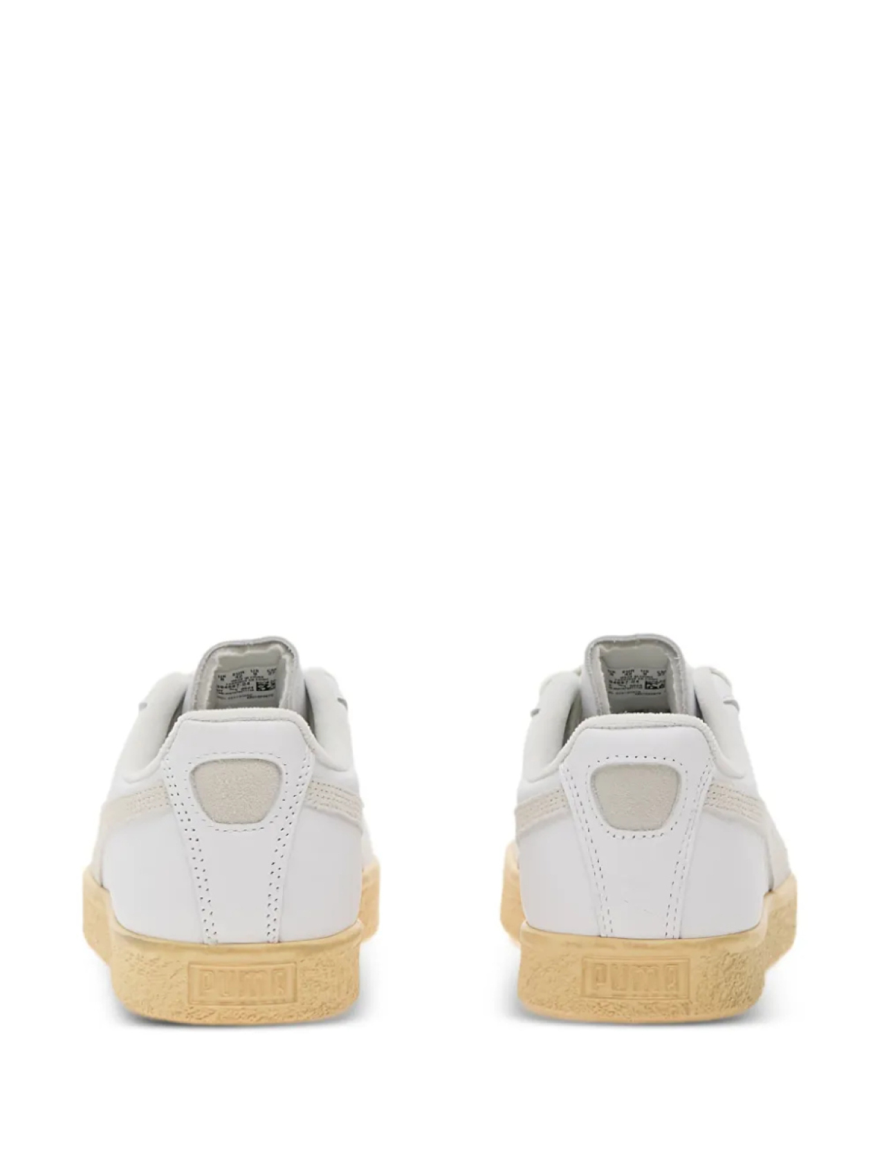 Кожаные кроссовки Clyde Vintage PUMA, белый — фото 3