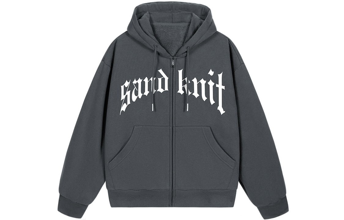 

Зимняя толстовка унисекс Sandknit, темный серый (thin)