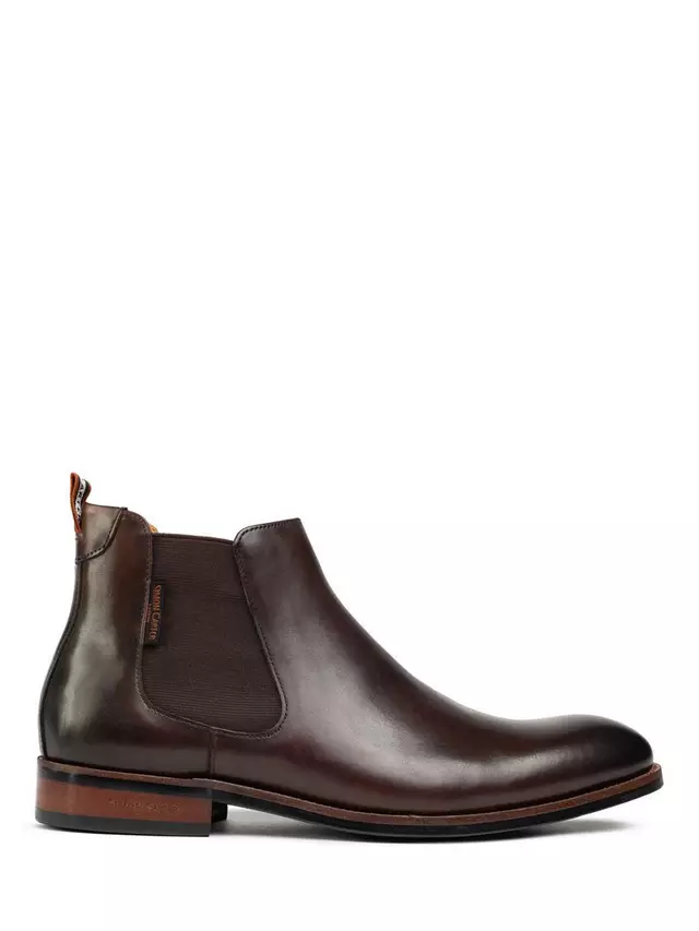 

Ботинки Simon Carter Trex Leather Chelsea, коричневый