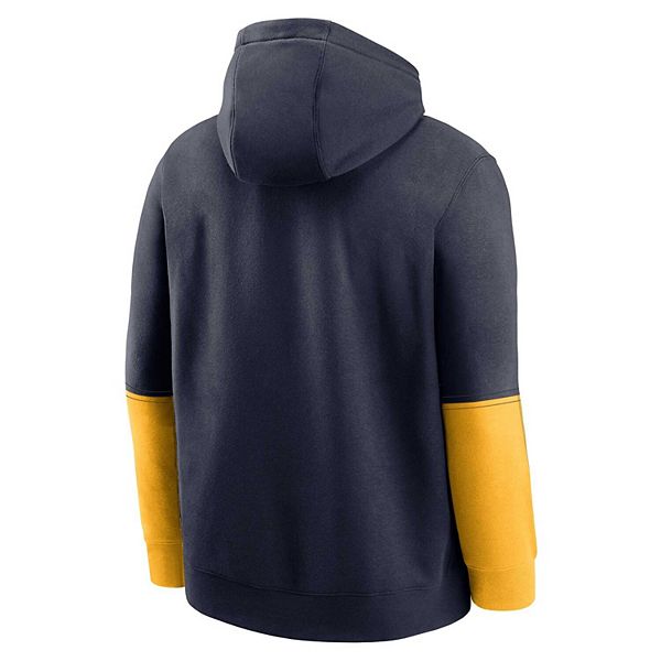 Мужской синий толстовка с капюшоном cal bears 2024 sideline club fleece Nike — фото 4