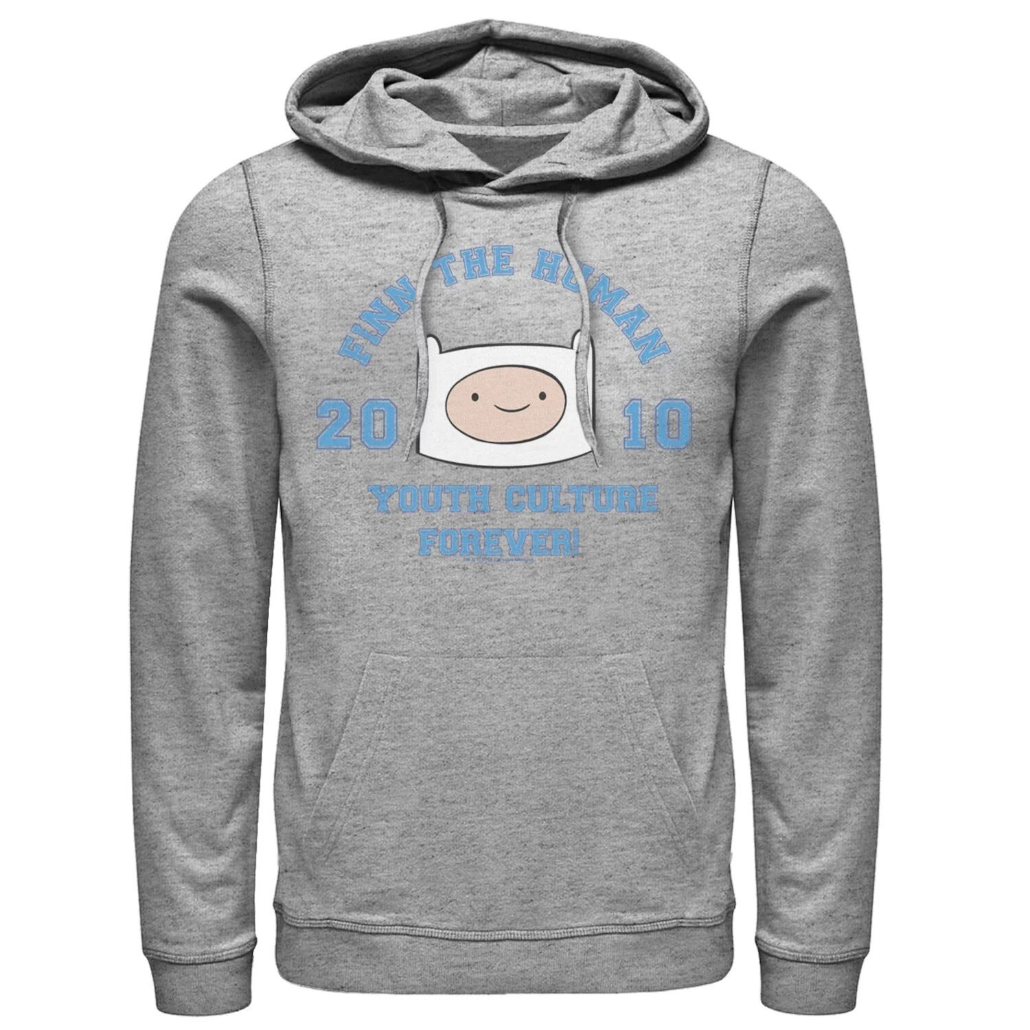

Мужской пуловер с капюшоном Finn The Human Youth Culture Forever «Время приключений» Licensed Character