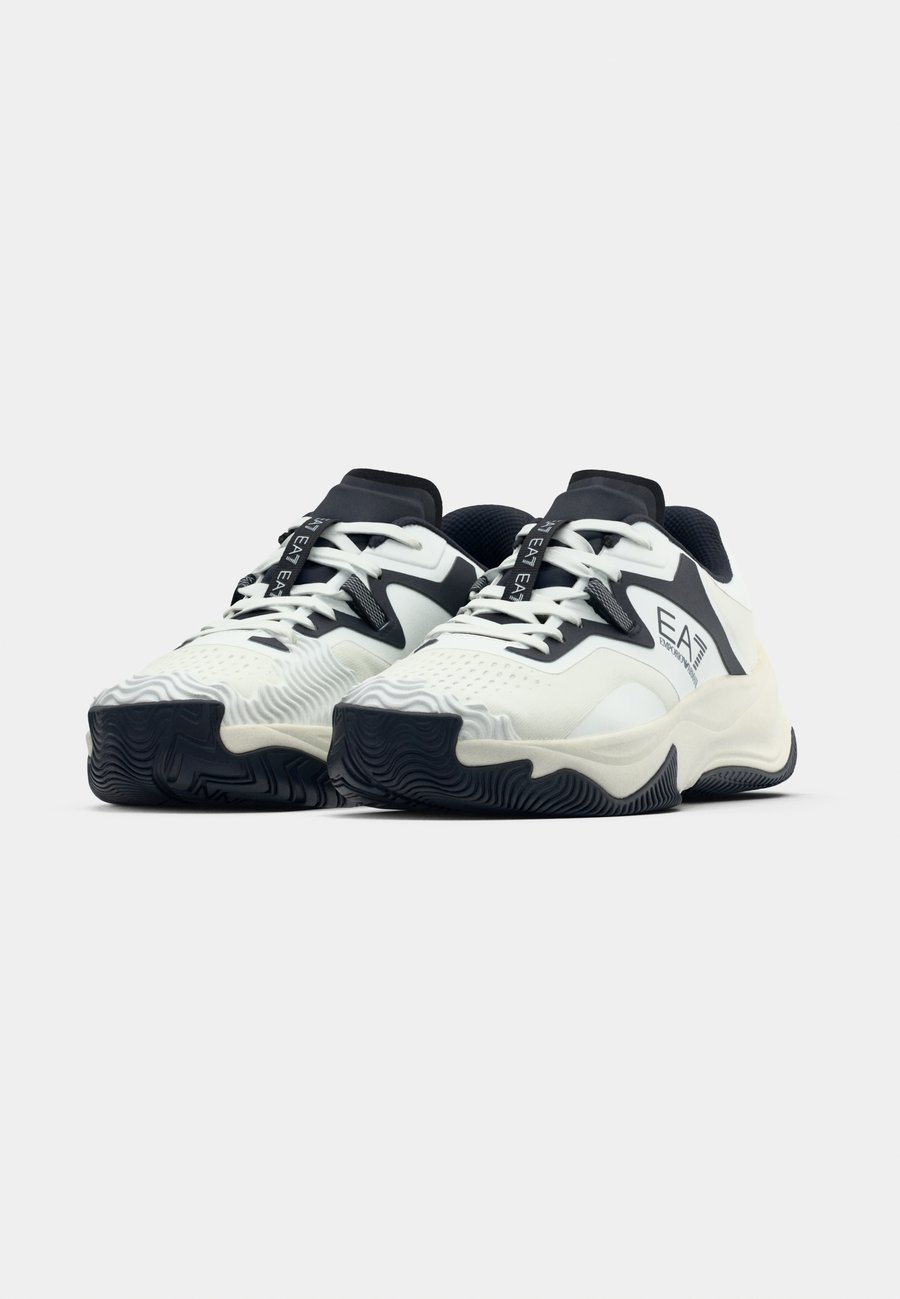 Кроссовки EA7 Emporio Armani Multicourt tennis shoes, White/Sky Captain/White — фото 3