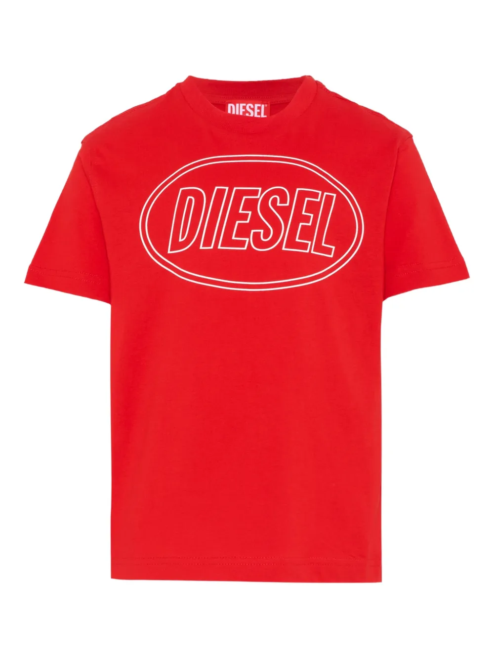 

Футболка с короткими рукавами и логотипом Diesel Kids, красный