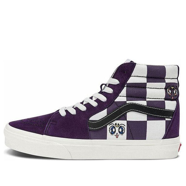 

Кроссовки sk8-hi filmore hi butterfly checkerboard sneakers 'black white multi' Vans, черный