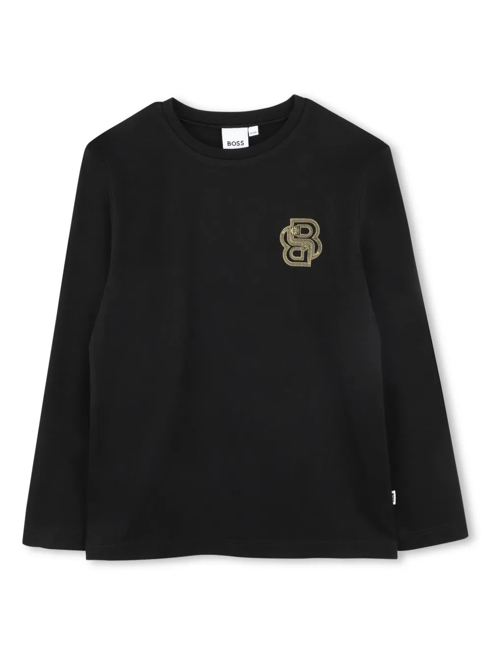 

Футболка с длинными рукавами BOSS Kidswear, черный