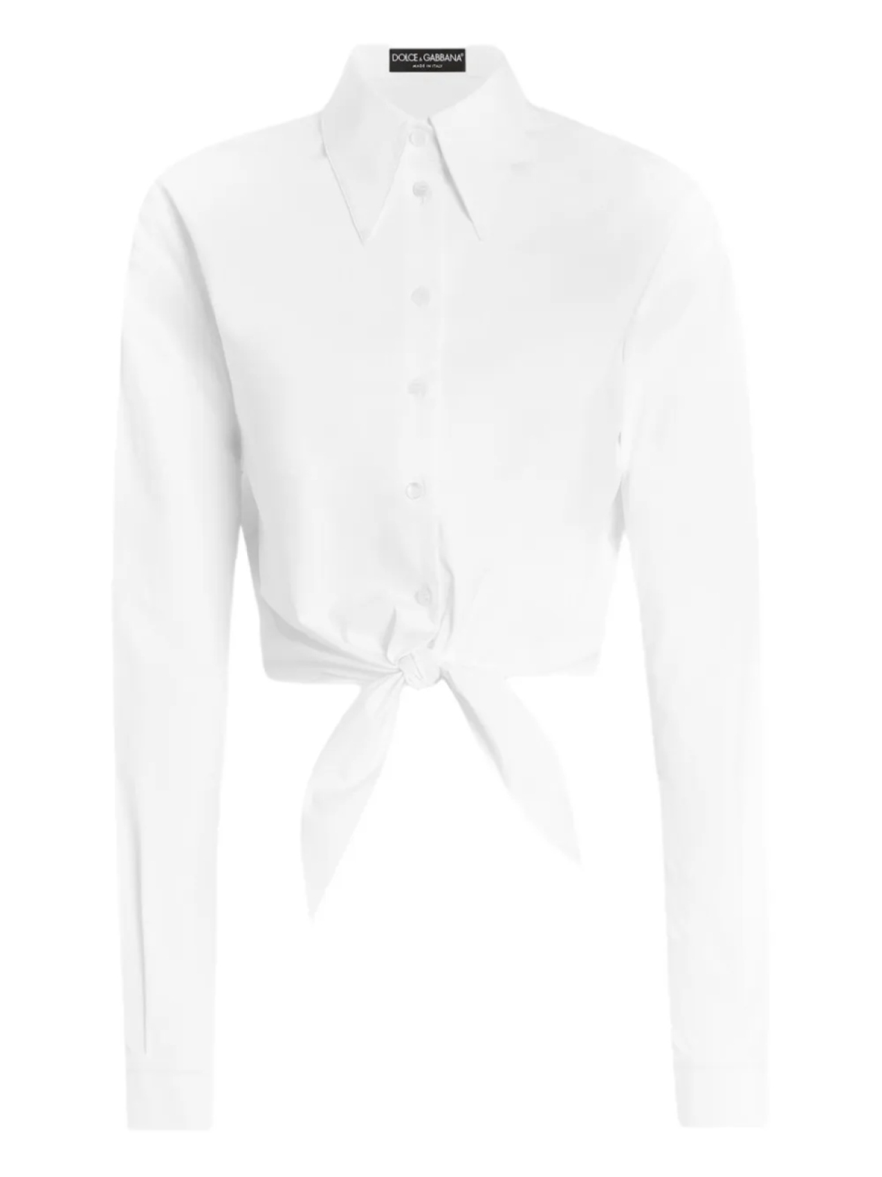 

Dolce & Gabbana рубашка из эластичного хлопка, белый