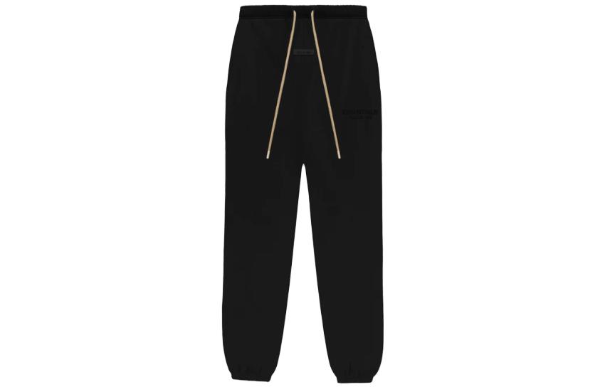 Брюки Fear of God Essentials Classic Sweatpant, глубокий черный — фото 3