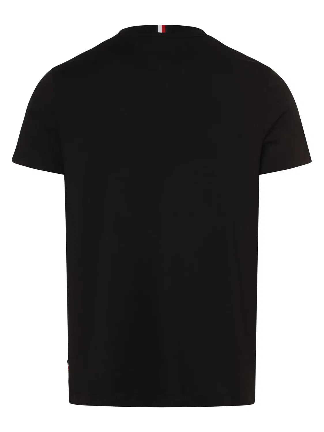 Рубашка Tommy Hilfiger Global Stripe Crest Logo Slim черного цвета — фото 2