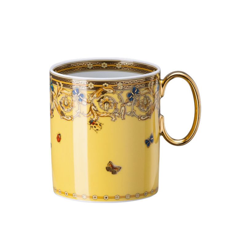 

Rosenthal Versace Кружка Le Jardin de Versace с ручкой 0,30 л Rosenthal meets Versace, разноцветный/золотой