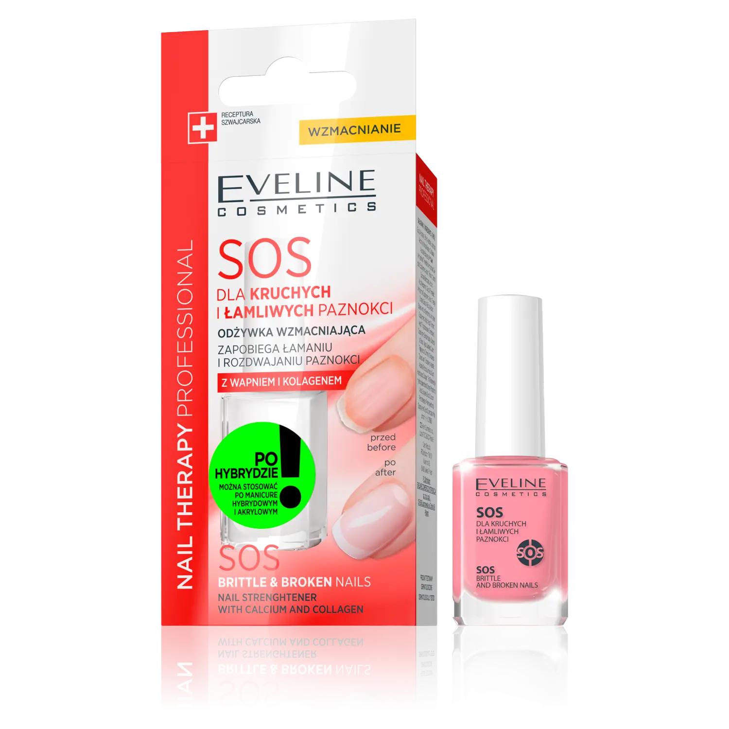 

Eveline Cosmetics S.O.S. укрепляющий кондиционер для ногтей, 12 мл