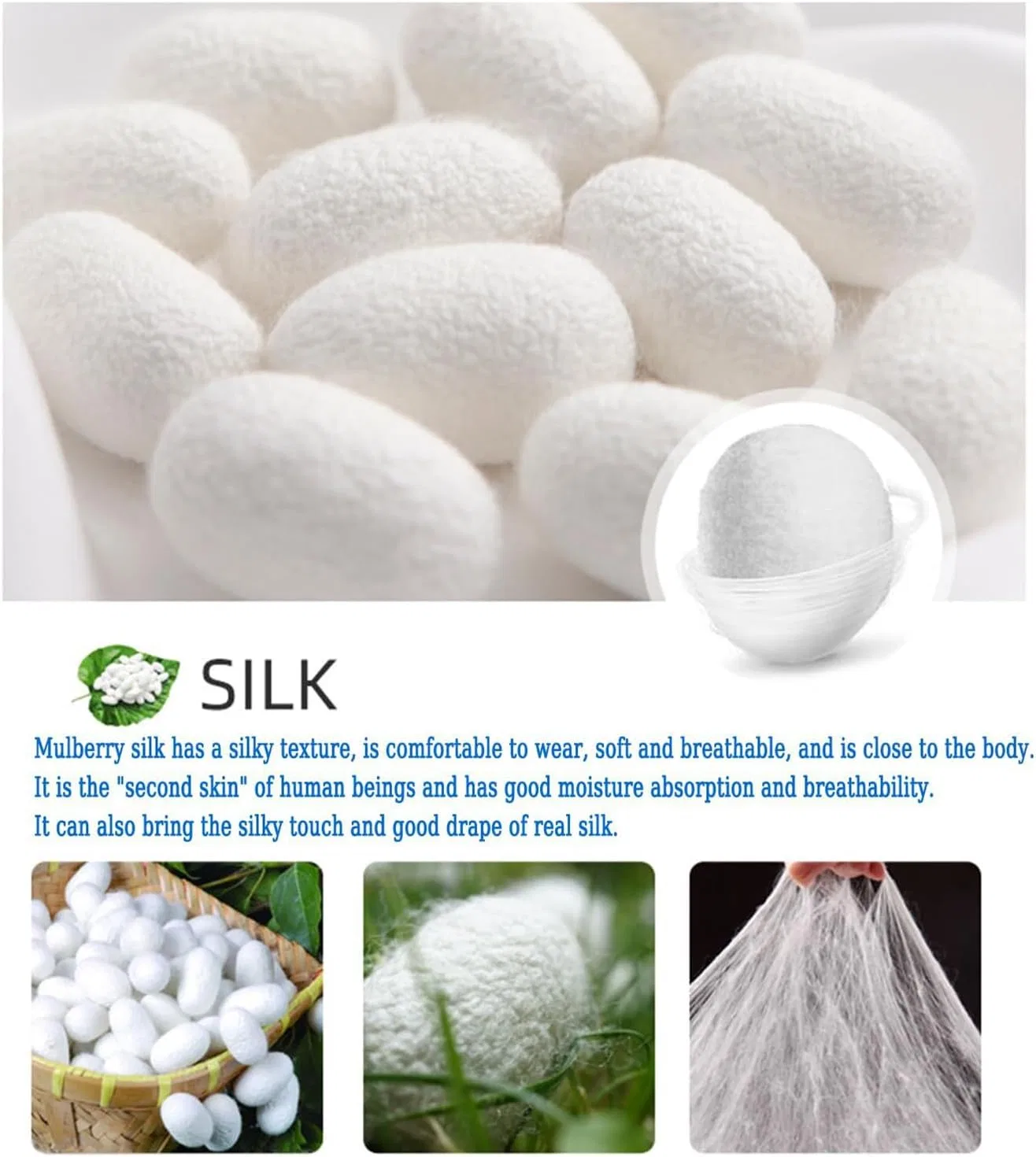 Эксфолирующие перчатки для душа Silk, Hogvinnatil, 1 пара, 59 г — фото 4