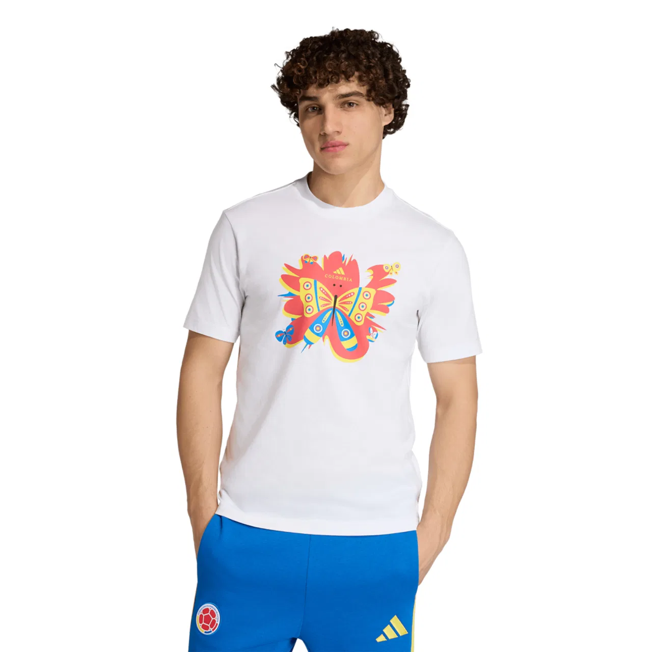 Футболка мужская Colombia DNA Adidas, белый