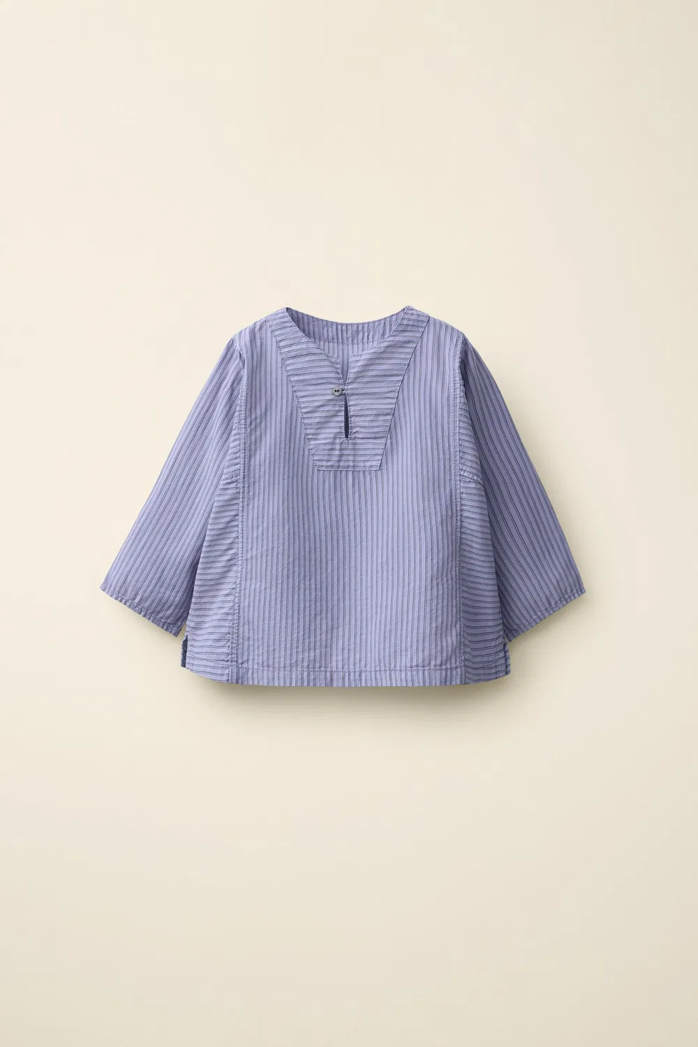 Рубашка в полоску, созданная в сотрудничестве Caramel London и Zara, Bluish