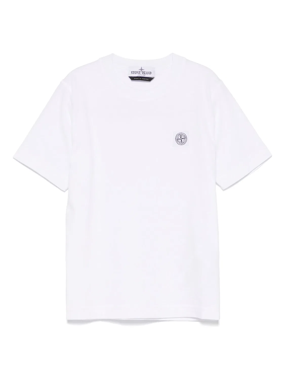 Футболка из 100% хлопка Stone Island, белый