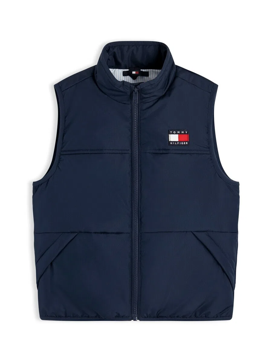 Жилет TOMMY HILFIGER из рипстопа, цвет морской синий