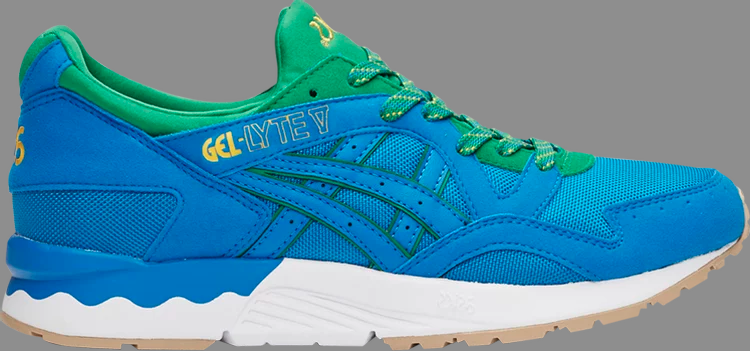 Кроссовки gel lyte 5 'brazil pack - classic blue' Asics, синий - фото