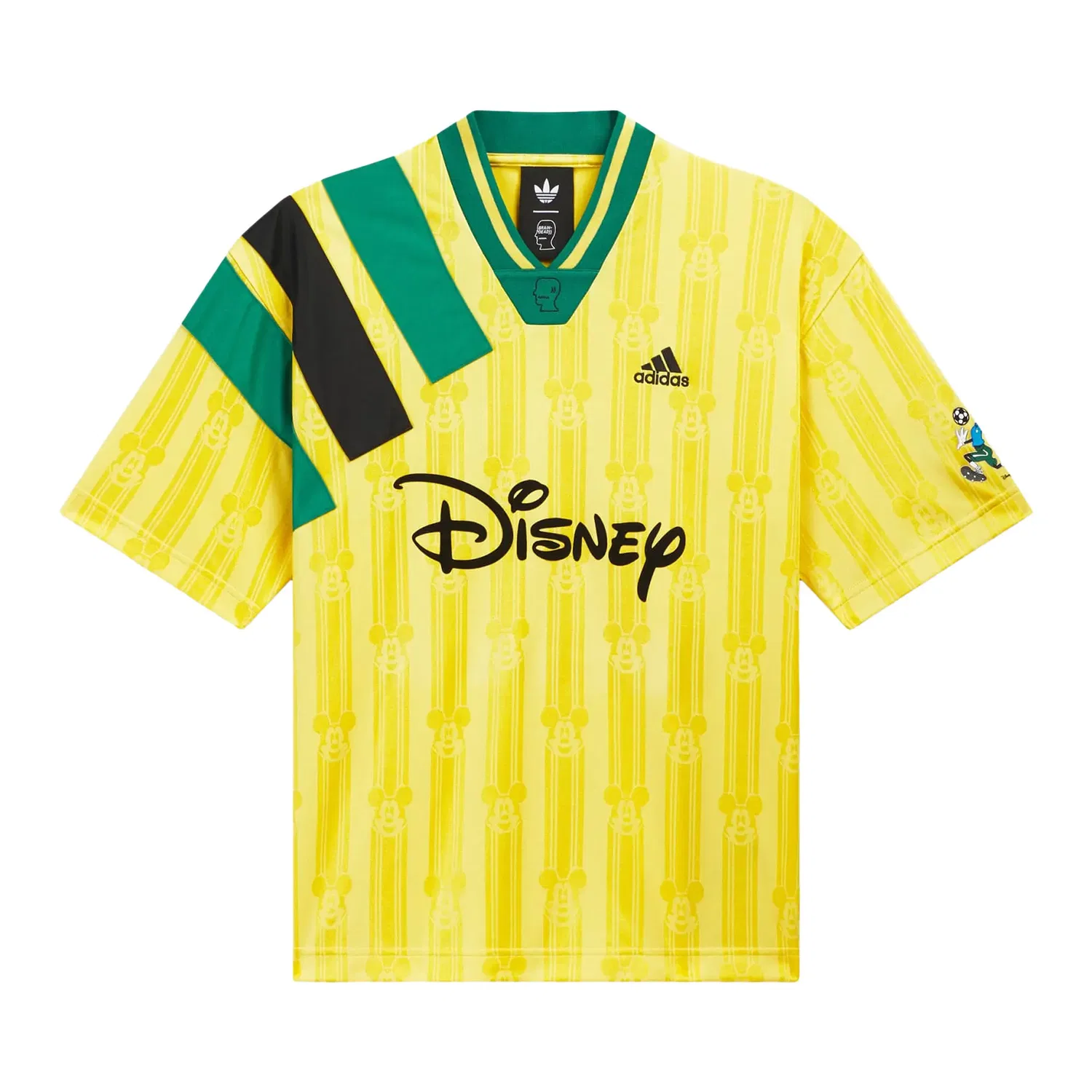 Футболка Adidas x Brain Dead x Disney FB, желтый