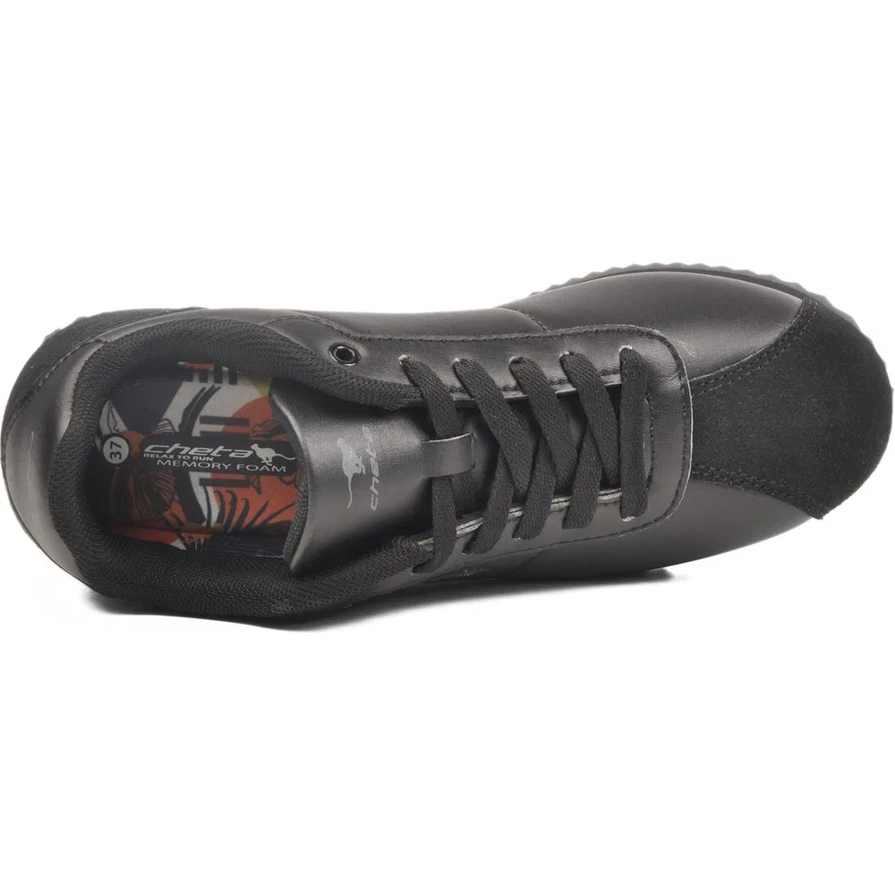 Детские спортивные кроссовки с эффектом памяти, Black Memory Foam Ayk's — фото 4