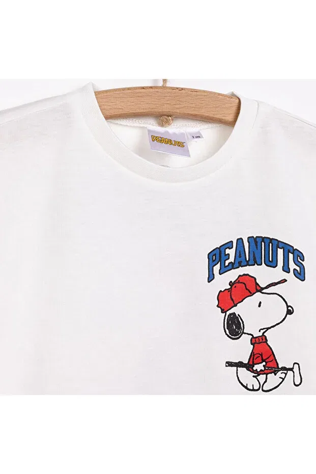 Детская футболка хлопковая Snooze baby snoopy Generic Brands, White — фото 3
