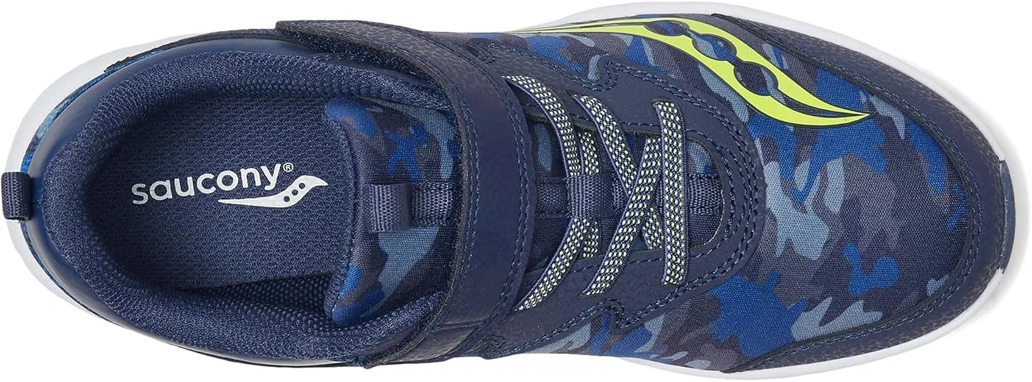 Детские кроссовки для мальчиков Flash Le Saucony, Navy/Lime — фото 2