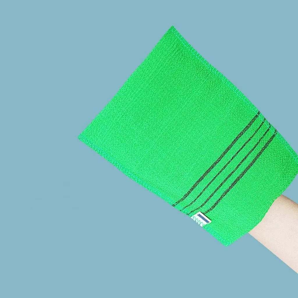 Мочалка для пилинга, 4 шт, двойная, zxb-shop, Полиэстер, Хлопок — фото 3
