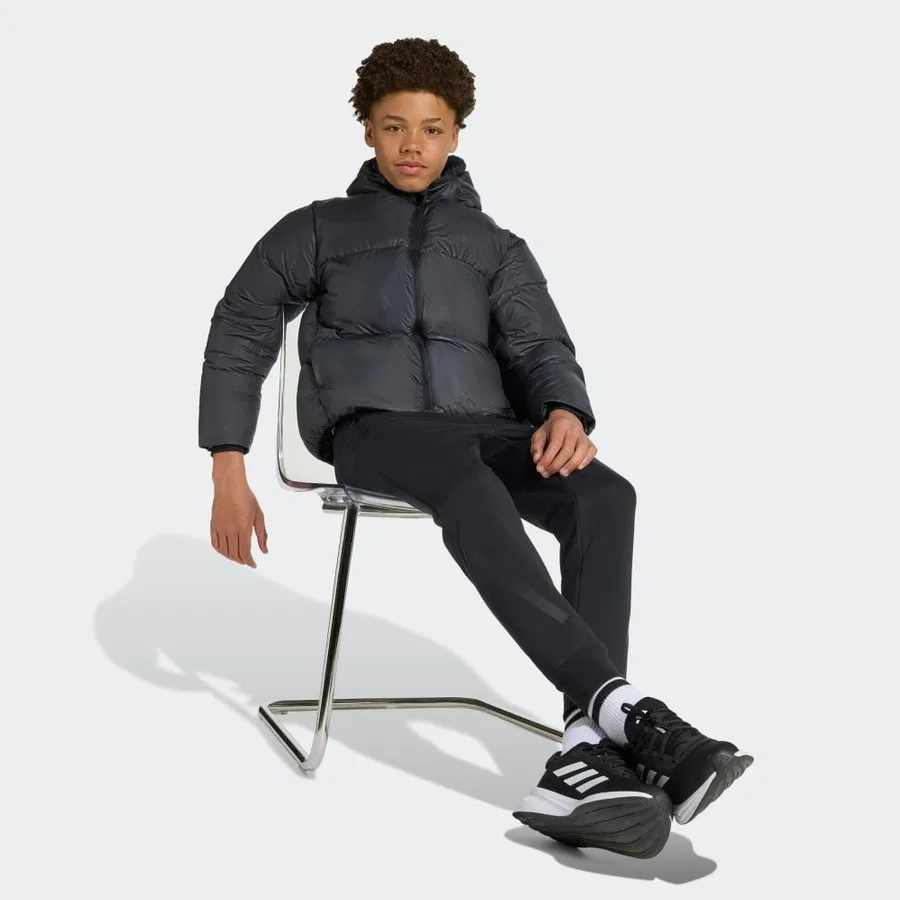Детская куртка с утеплителем adidas JW2396 J Z.n.e. Jkt, Черный — фото 3