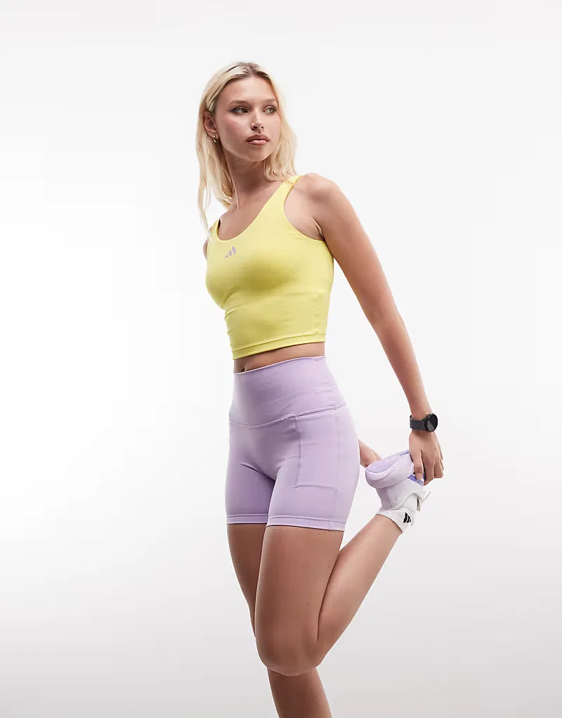 Шорты booty Three Stripes Studios Adidas Performance, фиолетовый — фото 3