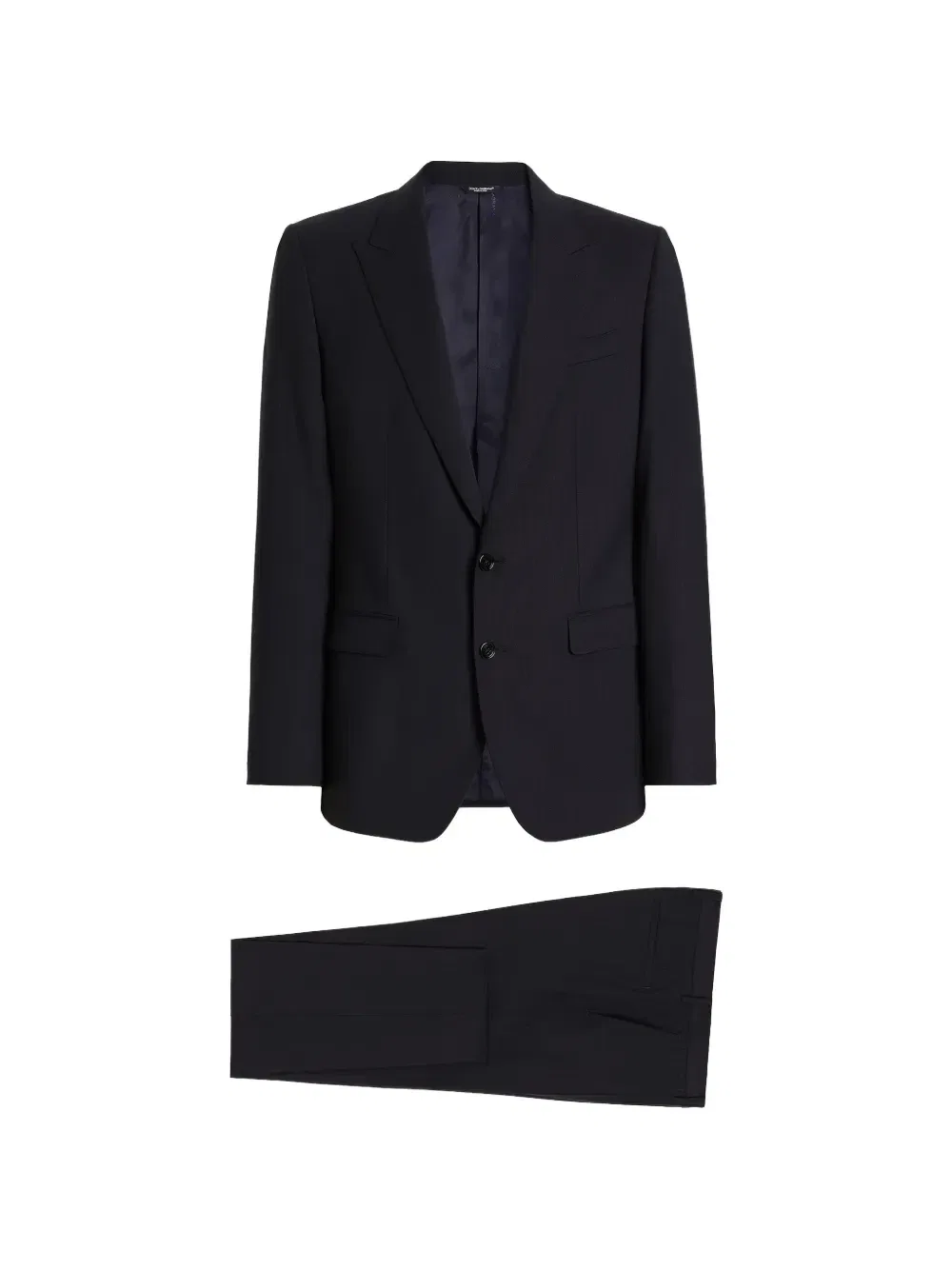 Костюм с однобортным пиджаком Dolce & Gabbana, синий