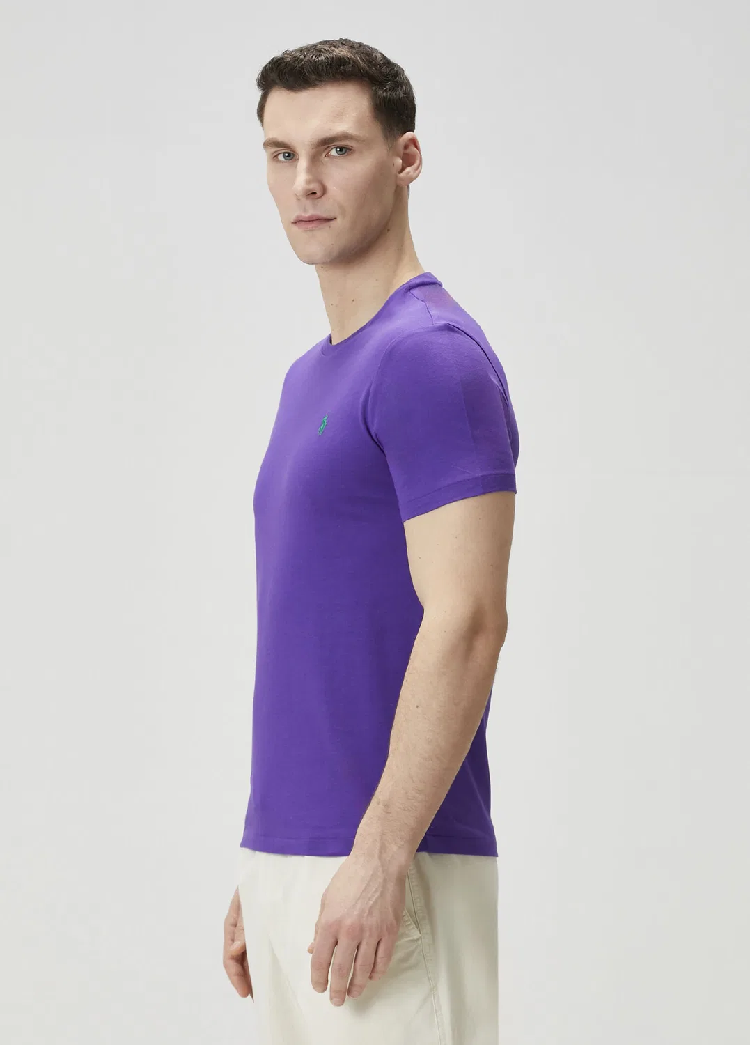 Футболка Polo Ralph Lauren Mor Basic, фиолетовый — фото 3