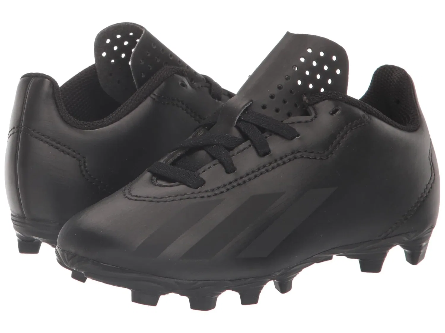 Детские бутсы для мальчиков с твердым покрытием X Crazylight.4 Adidas, Black Black Black Core — фото 2