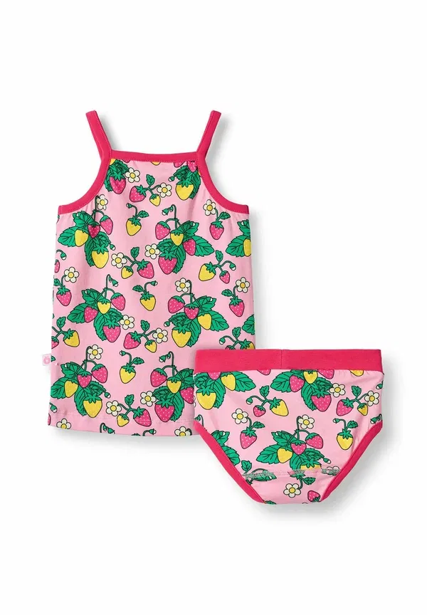 Комплект белья с цветочным принтом Elstar set - briefs Smafolk, Pink Fandango, розовый — фото 2