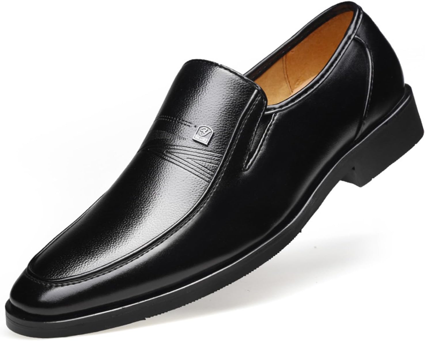 

Мужские лоферы KYOESCAI, деловые туфли, элегантные броги, удобные слипоны, нескользящие деловые офисные туфли, черный