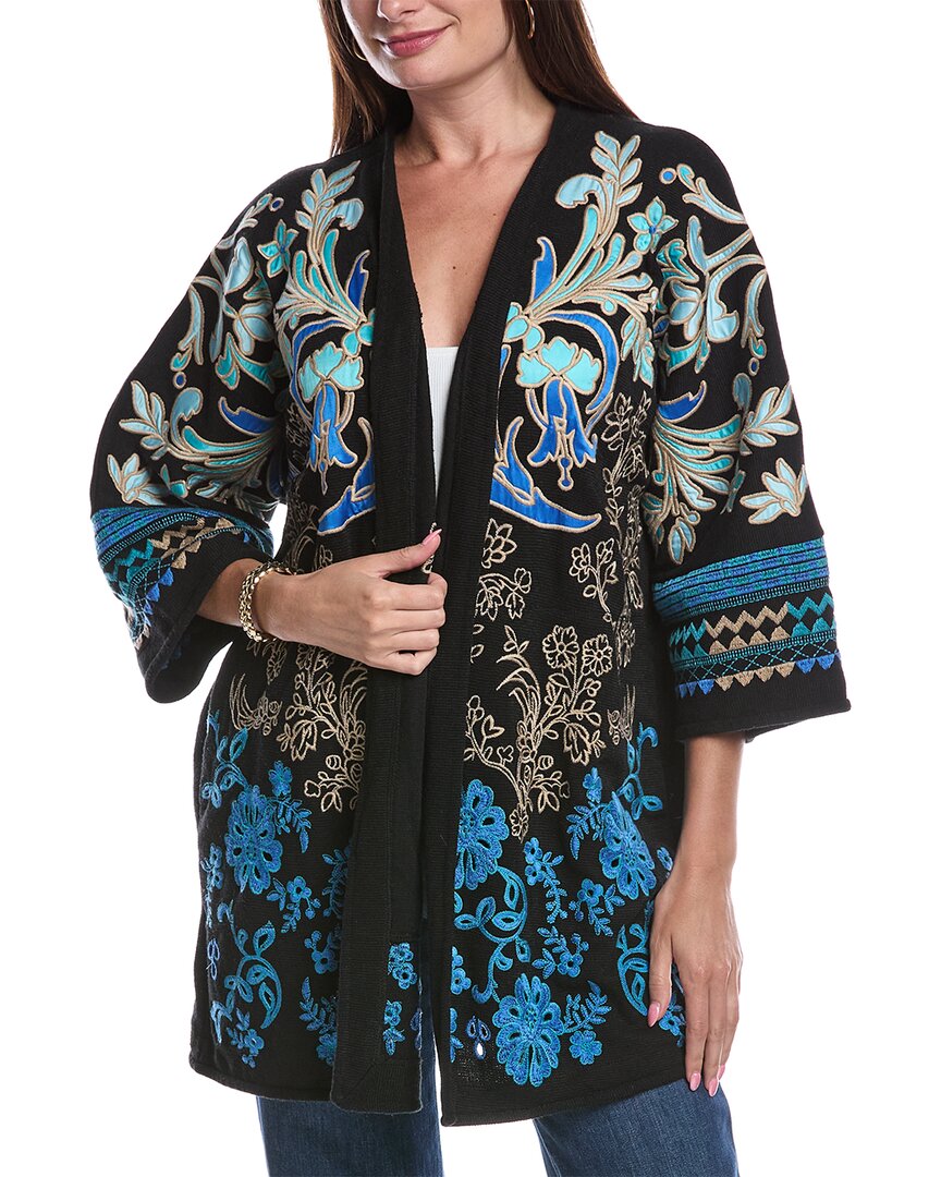 

Джонни Вас Бия Кимоно Johnny Was, черный