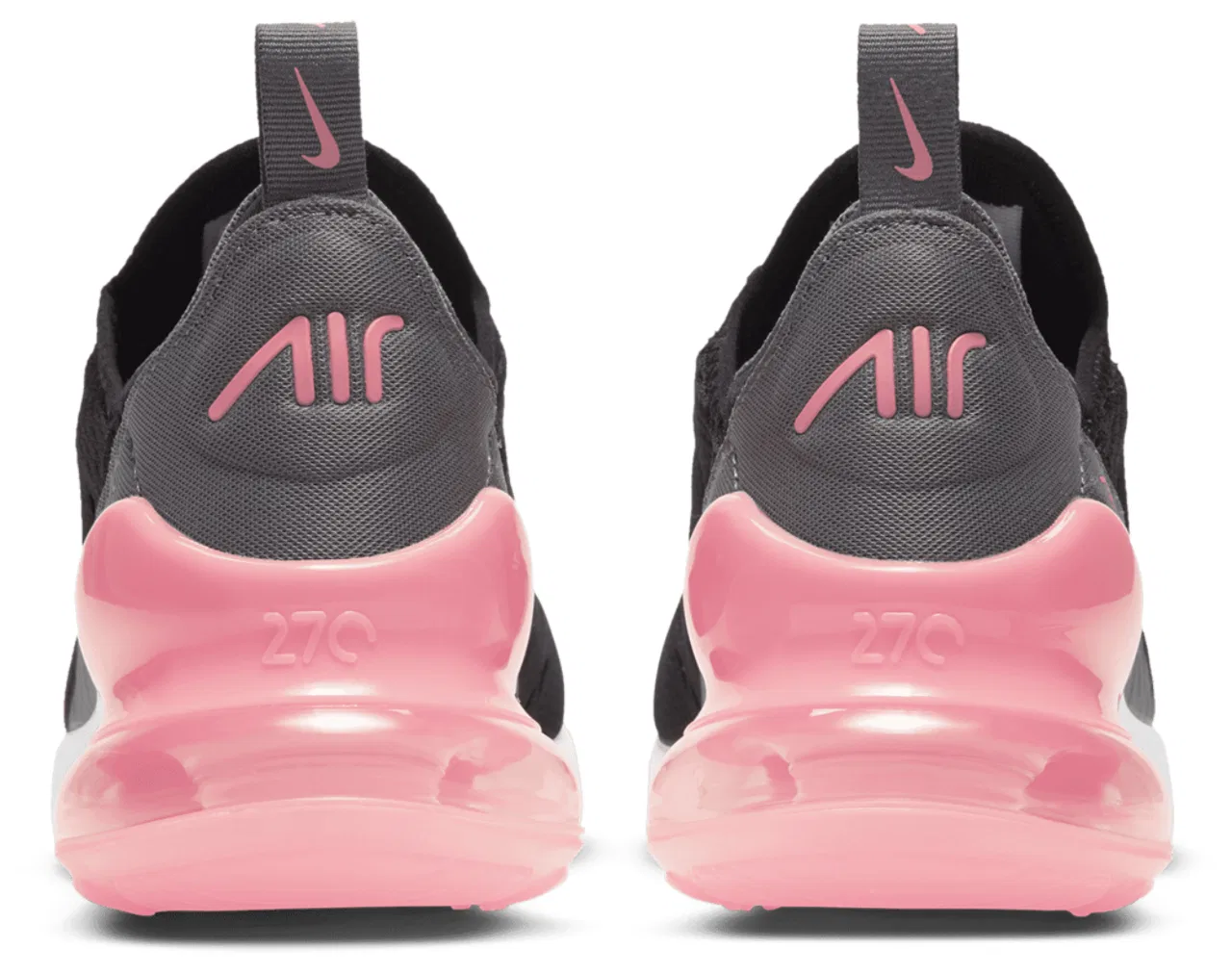 Кроссовки для мальчиков Air Max 270 Nike, цвет Black/Metallic Silver/Smoke Grey — фото 3
