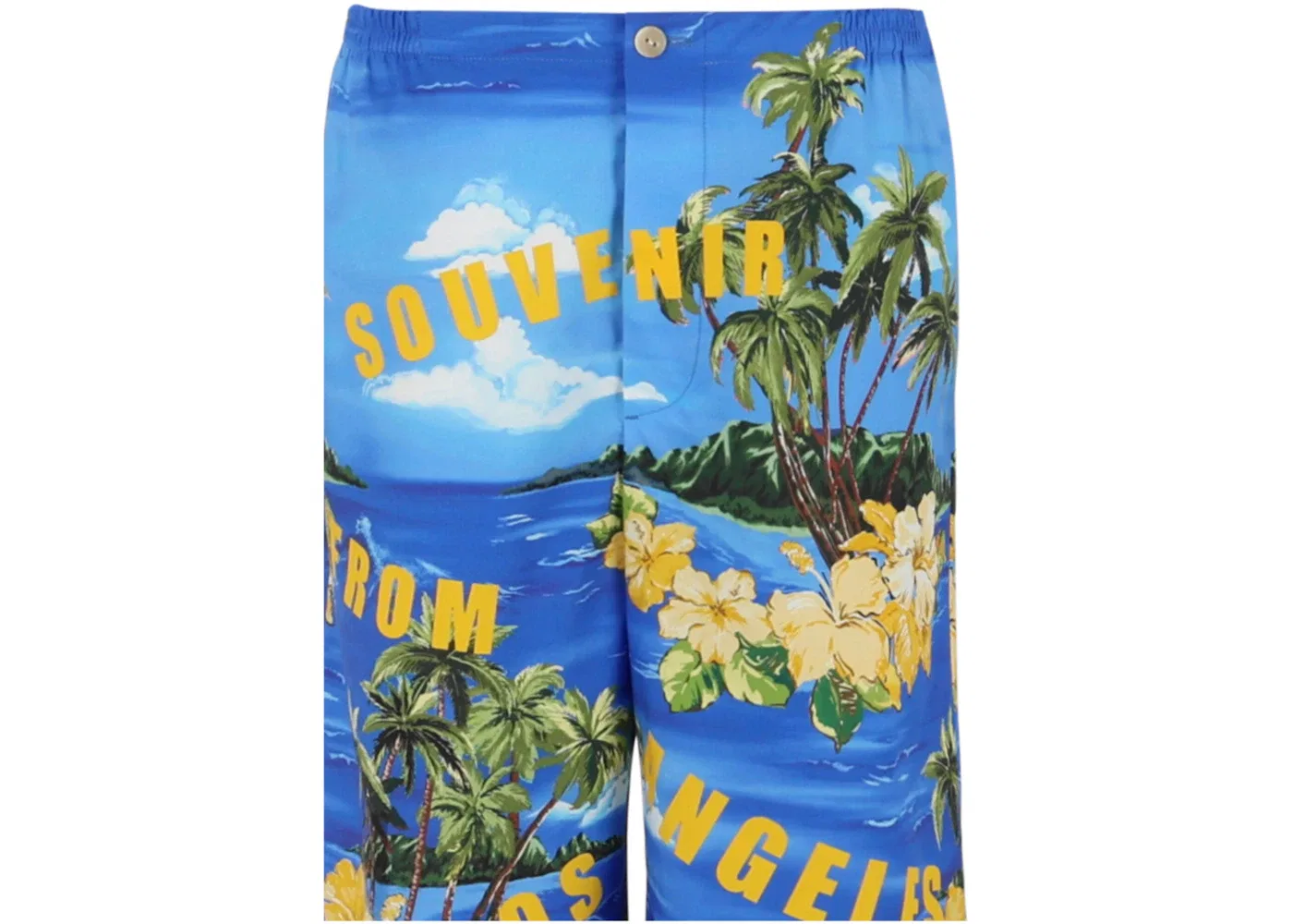 Мужские шорты с принтом Gucci, Blue — фото 3