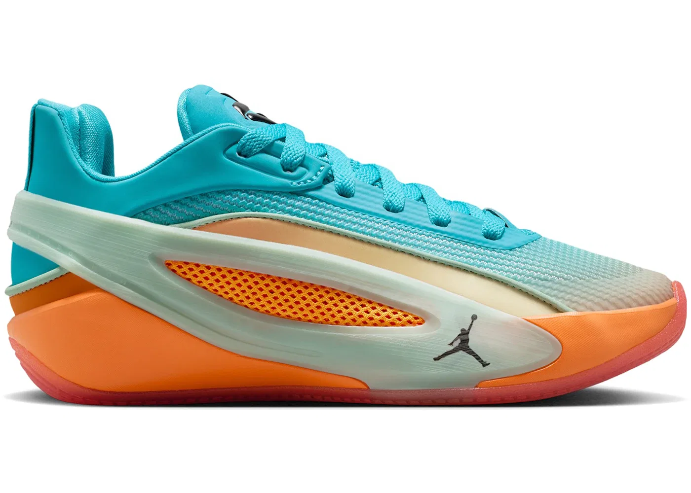 Детские кроссовки для мальчиков с контрастными вставками Jordan Luka 5 Jordan, Multi-Color/Turquoise Blue/Green Glow/Black