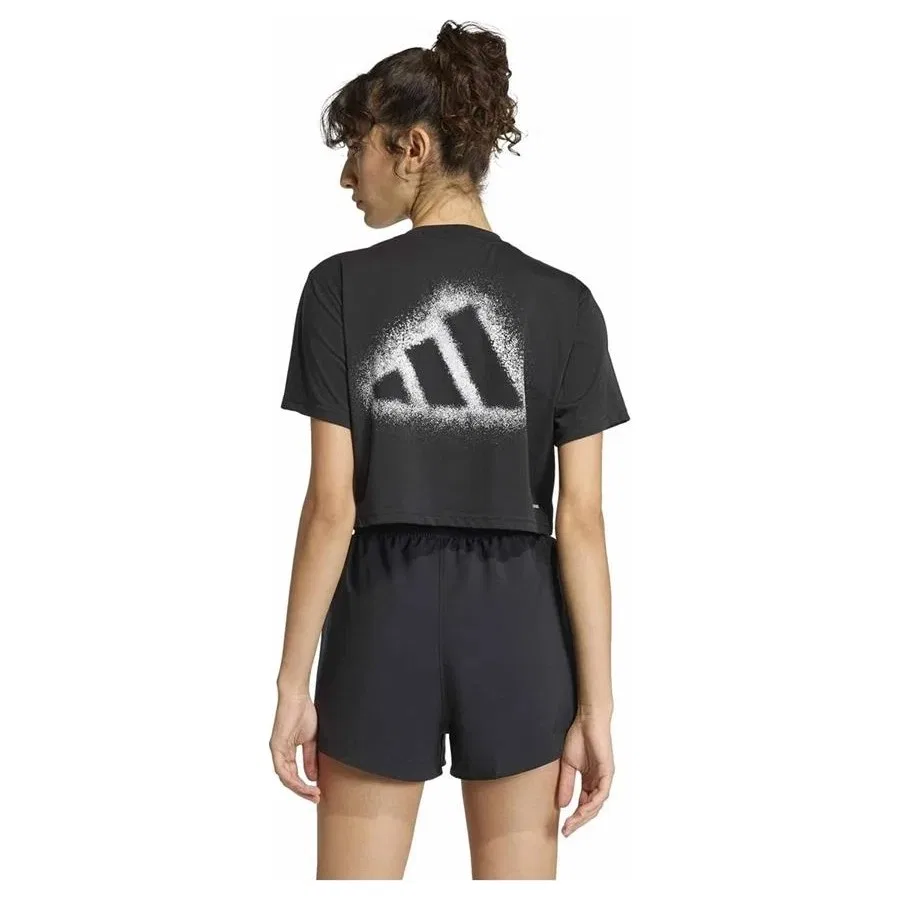 Женская футболка с принтом Primelift G T adidas, Черный — фото 3
