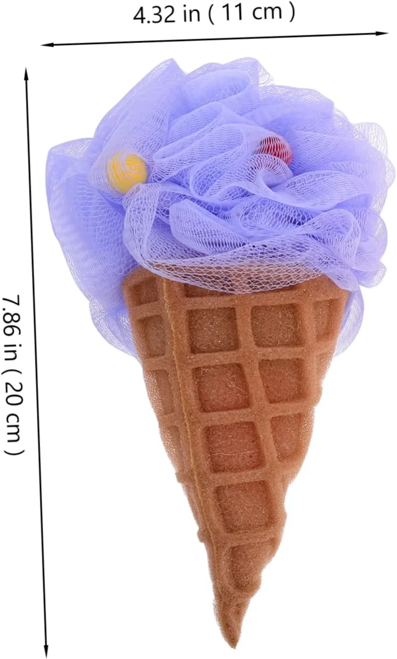 Мочалка для душа Ice Cream, Healeved, 2 шт, 80 г — фото 2