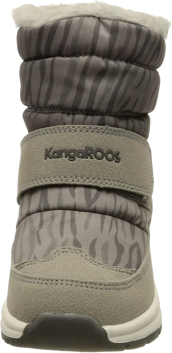 Детские зимние ботинки для девочек K-pe Marty RTX KangaROOS, Vapor Grey Zebra — фото 2
