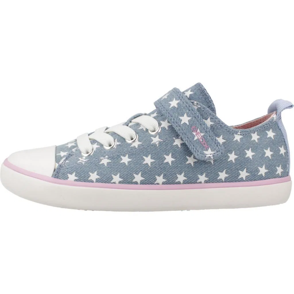 Детские кроссовки для девочек J Gisli Girl Geox, Blue — фото 2