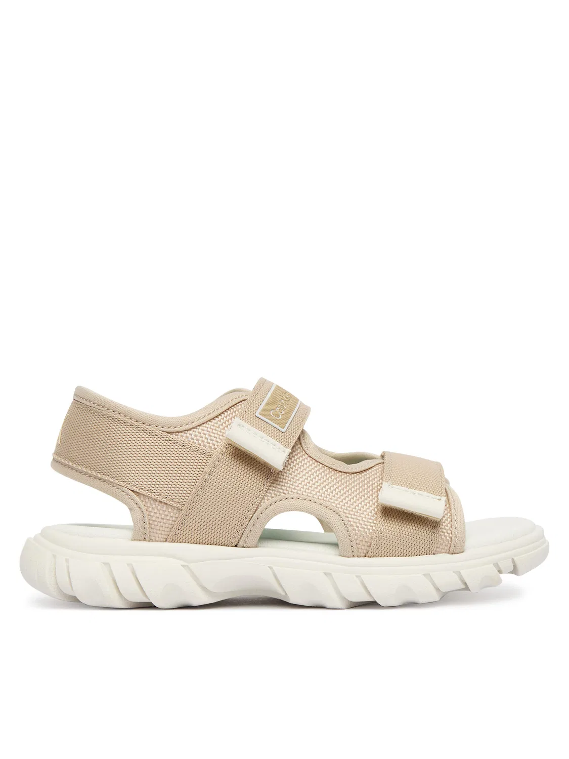 Сандалии для мальчика Velcro Sandal Calvin Klein, бежевый