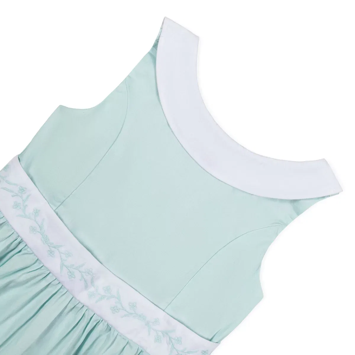 Детское платье для девочек с вышивкой Heirloom Hope & Henry, Pale Green — фото 2