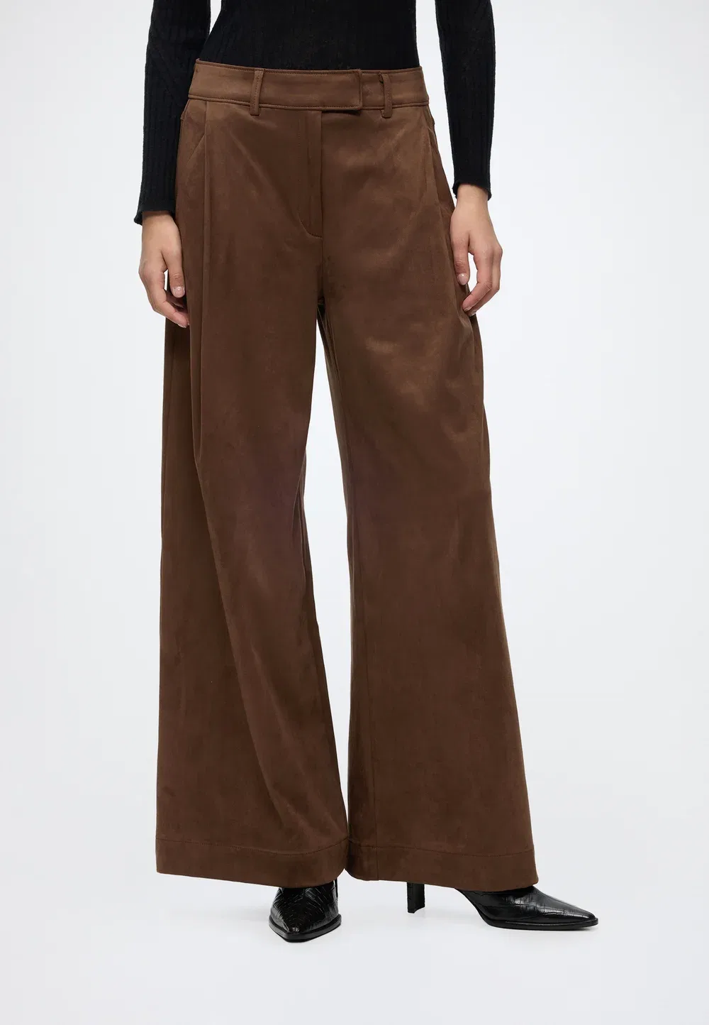 Такора - широкие штанины Boss, Medium Brown