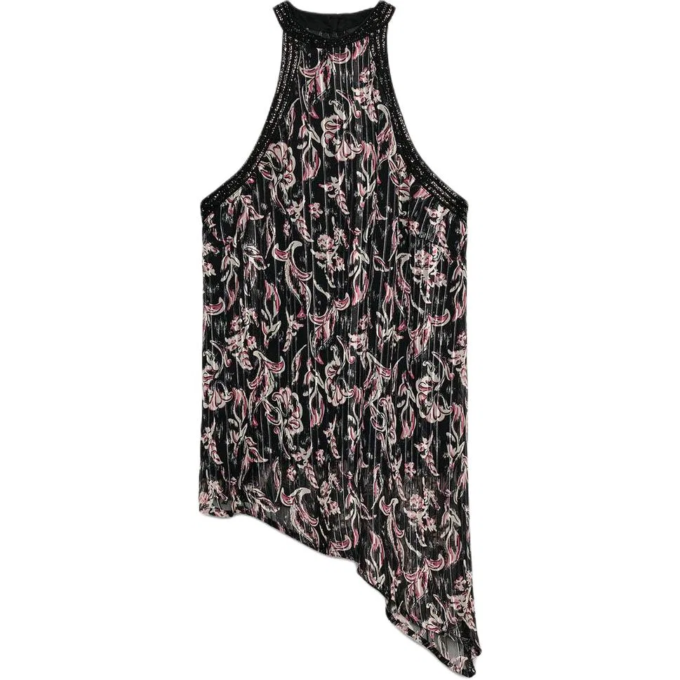 Женский топ-майка прямого кроя Multicolor ZARA, Multicolor