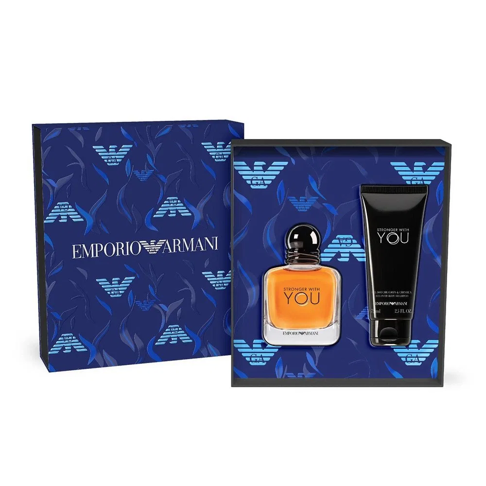 Мужской набор туалетной воды и геля для душа Stronger With You Giorgio Armani — фото 2